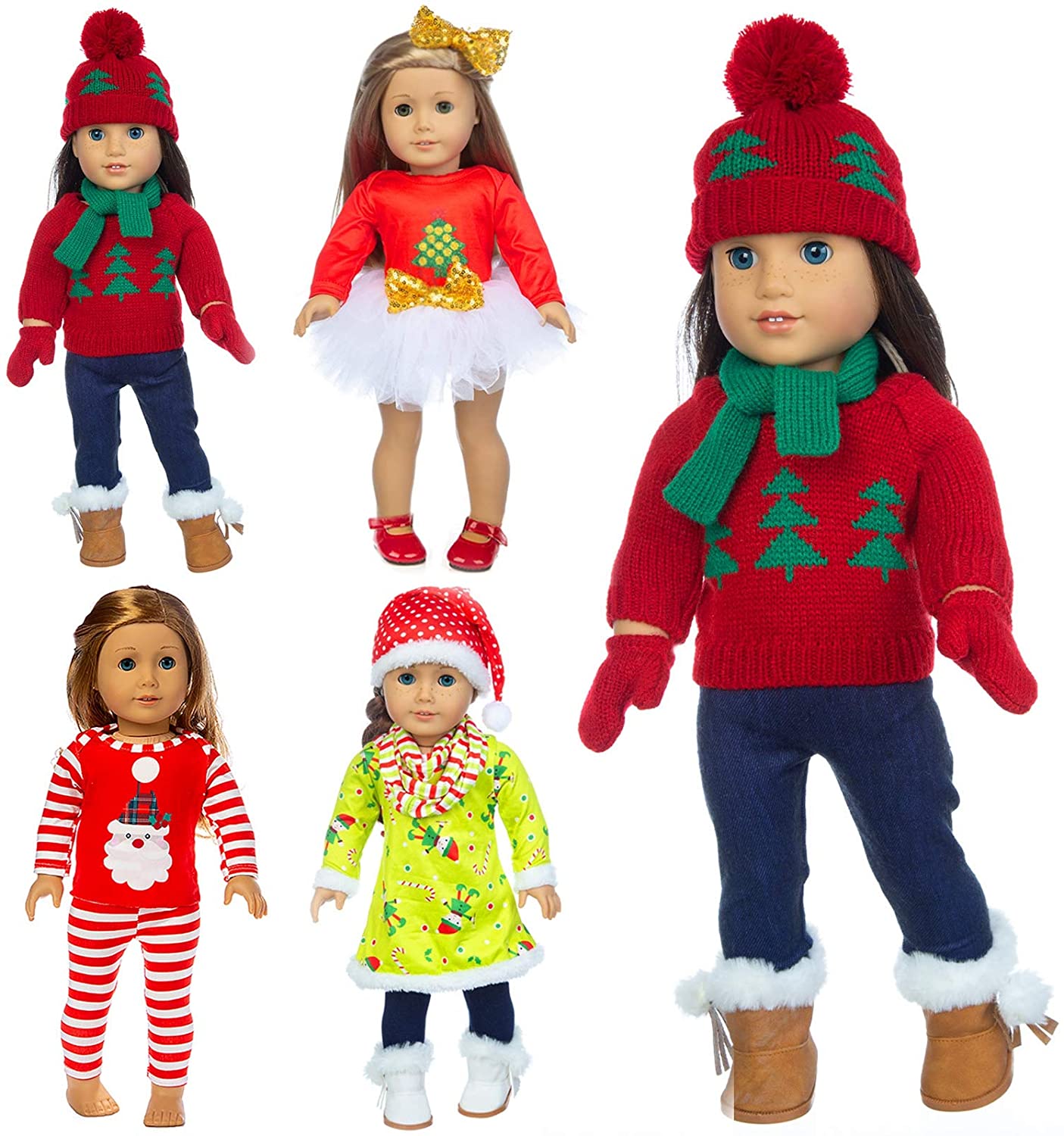 christmas doll clothes