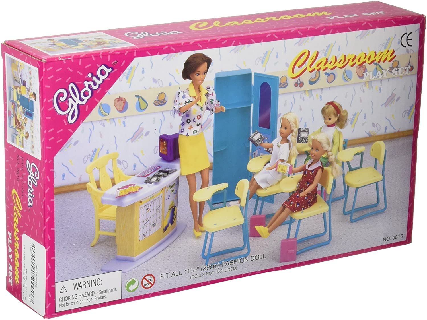 gloria nursery play set for doll and doll house furniture