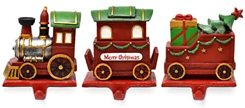 train stocking holder set