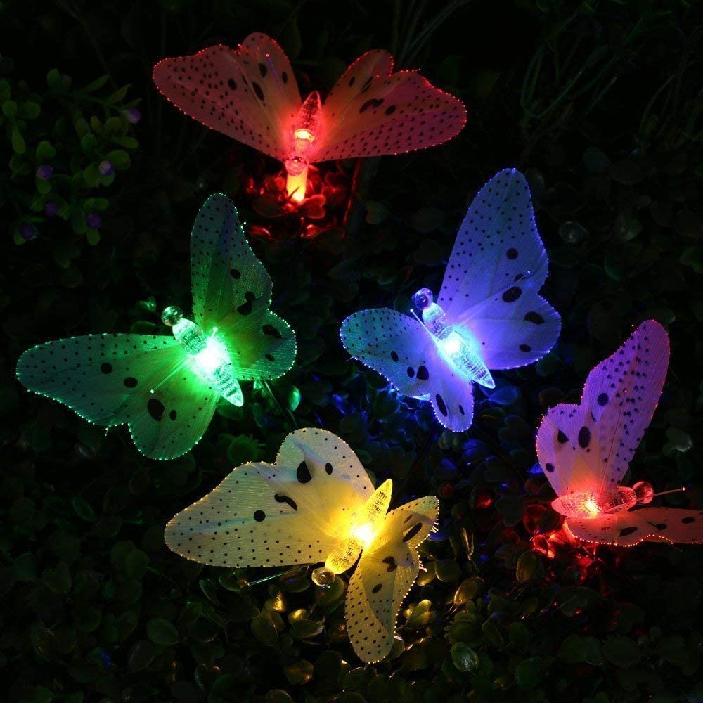 fiber optic butterfly lights