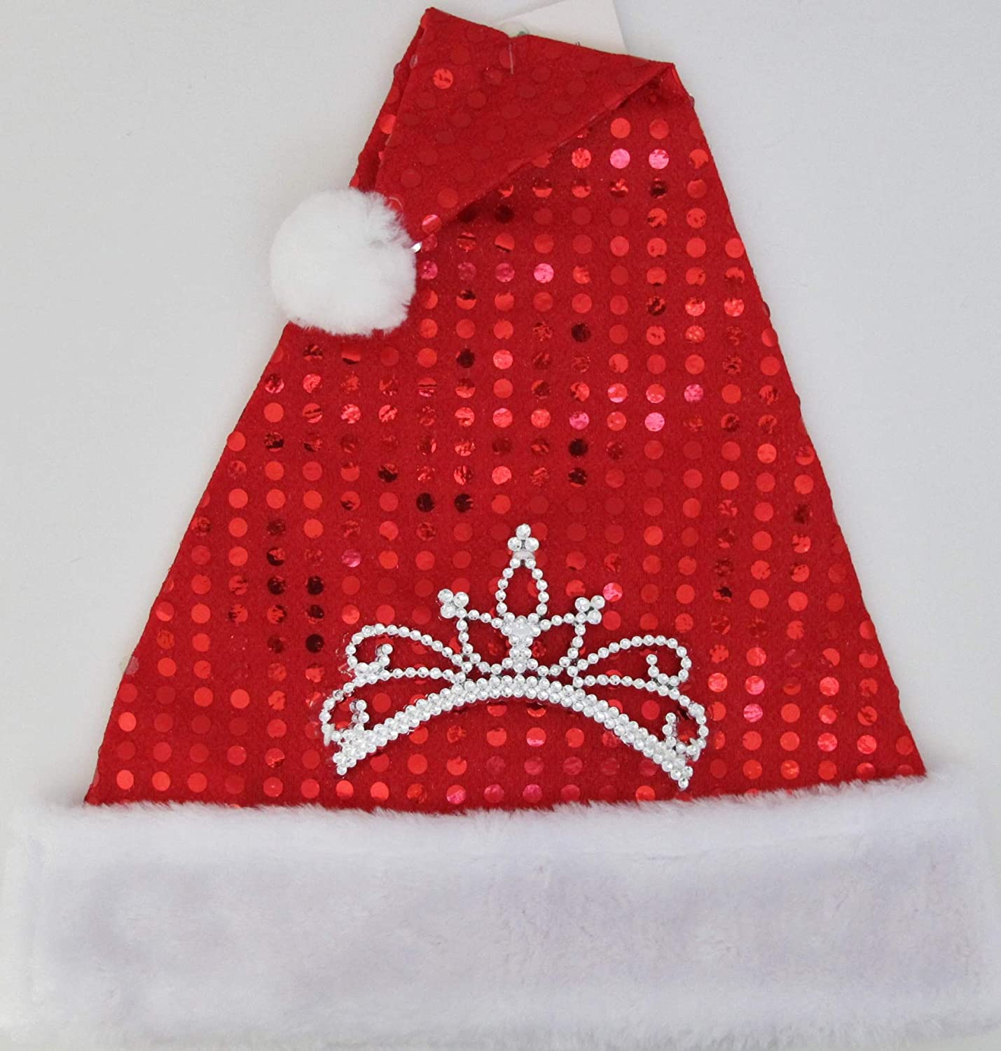 santa hat tiara