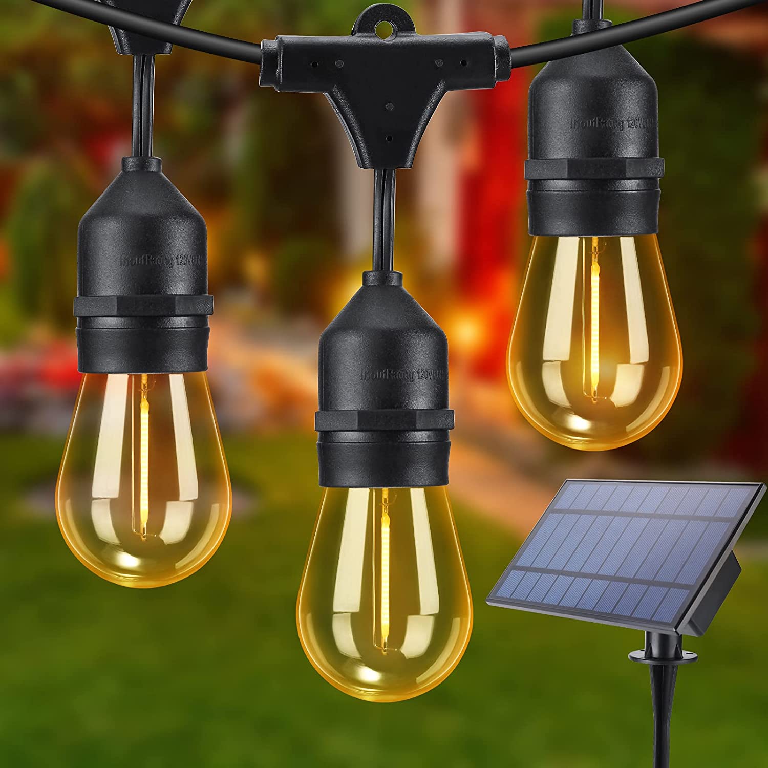 shatterproof solar string lights