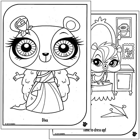 littlest pet shop coloring pages dog