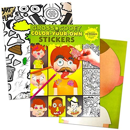  Bendon Create-A-Face Sticker Pad (Princess) : Toys & Games