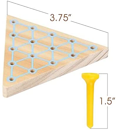 Gamie Peg Game for Kids, Set of 2, Fun Board Games for Kids and Adults, Made of Wood and Plastic, Kidsu2019 Learning Toys for Boys and Girls, Unique