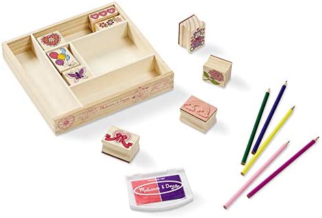 melissa and doug wooden friendship stamp set