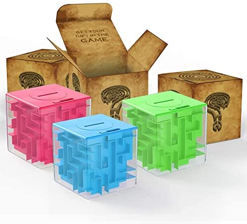 ThinkMax Money Maze Puzzle Box for Kids and Adults, Perfect Money ...