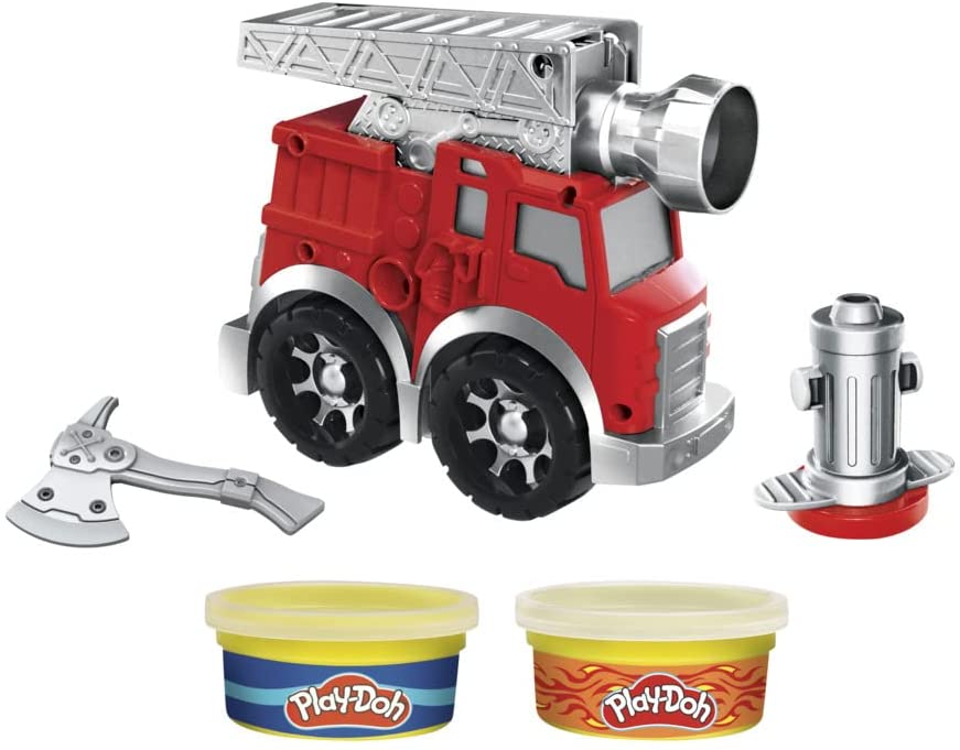 play doh fire truck set