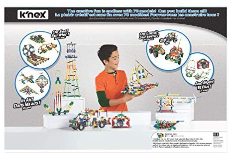 K'Nex Knex 70 Model Building Set, 13419, 705 piece : : Toys & Games