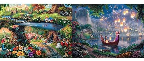 Ceaco Thomas Kinkade The Collection Alice In Wonderland Jigsaw Puzzle, 750  Pieces & Thomas Kinkade The Collection Tangled Jigsaw Puzz –  Homefurniturelife Online Store
