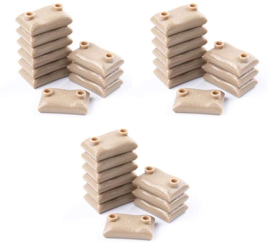 General Jims Custom Tan Army Sandbags Designed for Toy Brick Building ...