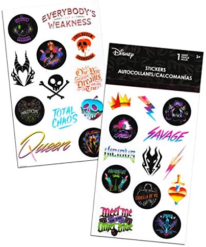  Disney Descendants Stickers Party Pack Bundle - Over 240  Descendants Stickers with Descendants Tattoos (12 Sticker Sheets, Descendants  Party Supplies) : Toys & Games