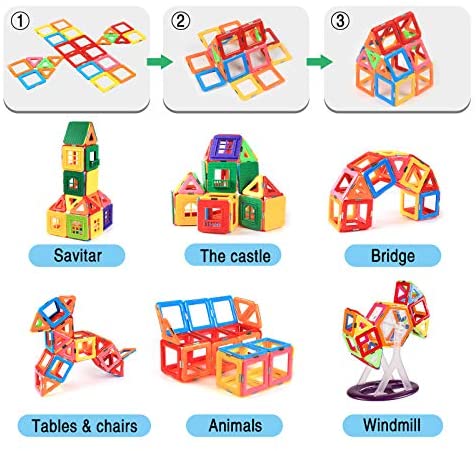 kidcheer magnetic tiles