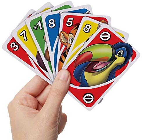 Mattel Games UNO Junior Card Game with 45 Cards, Gift for Kids 3 Years Old  & Up