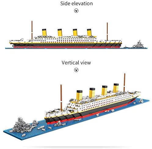 LEGO Titanic Toys Building Set Model Kit for Adults and Kids Mini Building  Blocks 1872 Pieces with Color Package(New Version) : : Toys & Games