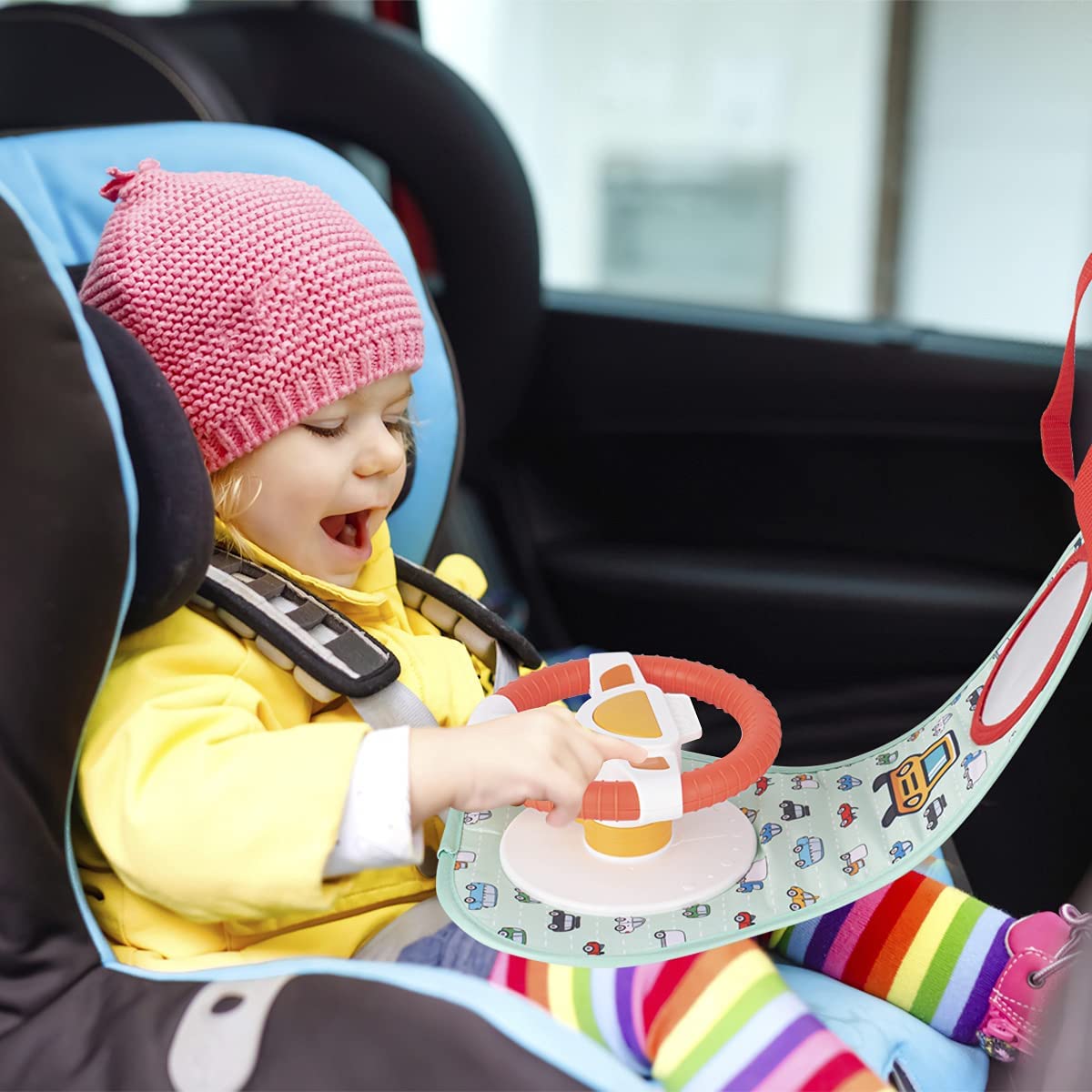 car seat toys with lights