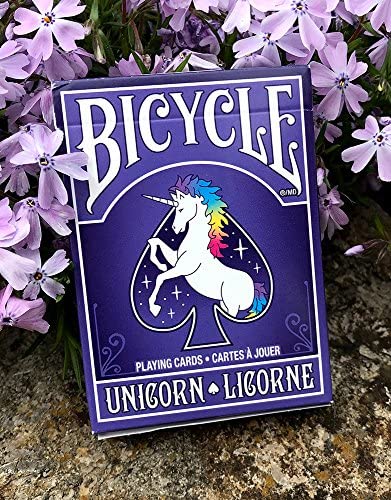 bicycle unicorn cards