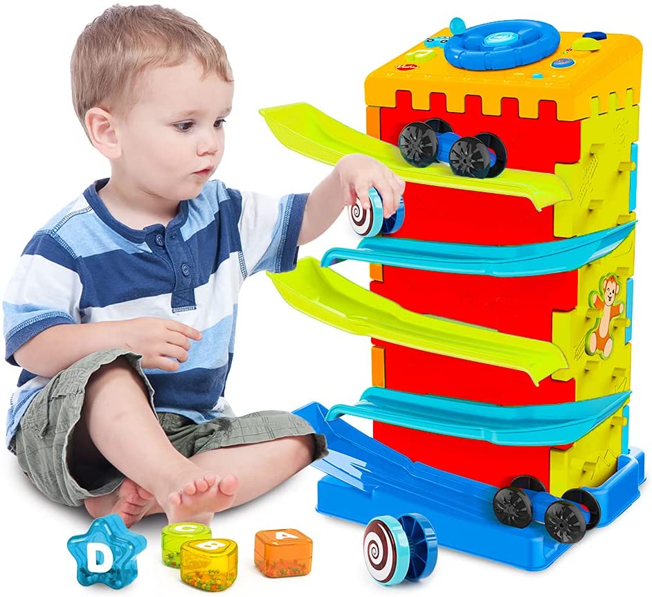 montessori car track