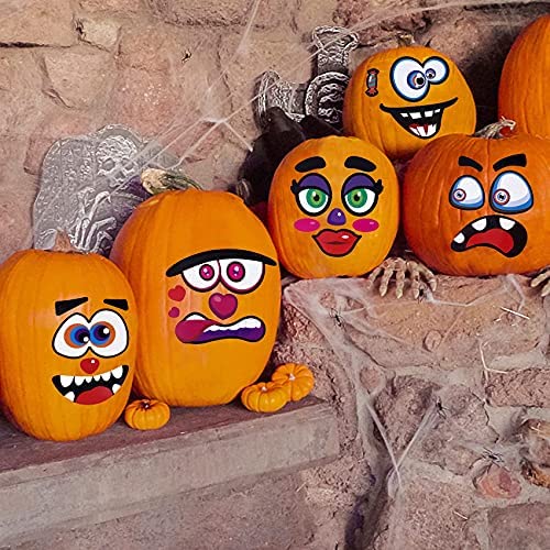 cute painted pumpkin faces