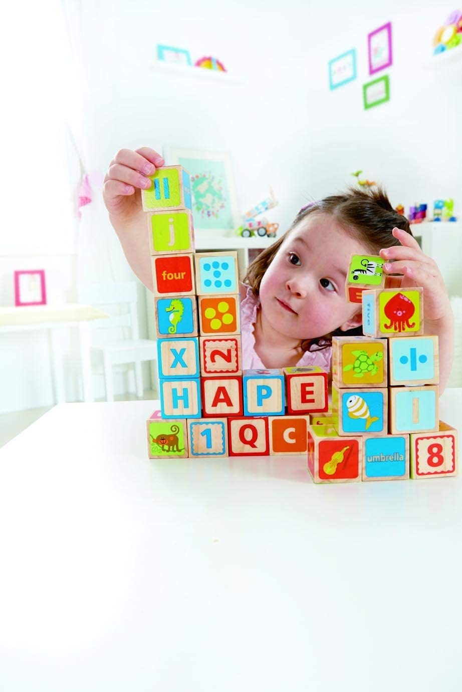 hape wooden stacking blocks