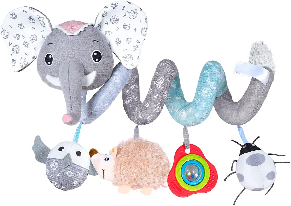 elephant car seat toy