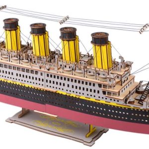 Bitopbi Large Size Titanic Model 3D Wooden Puzzles Cruise Ship