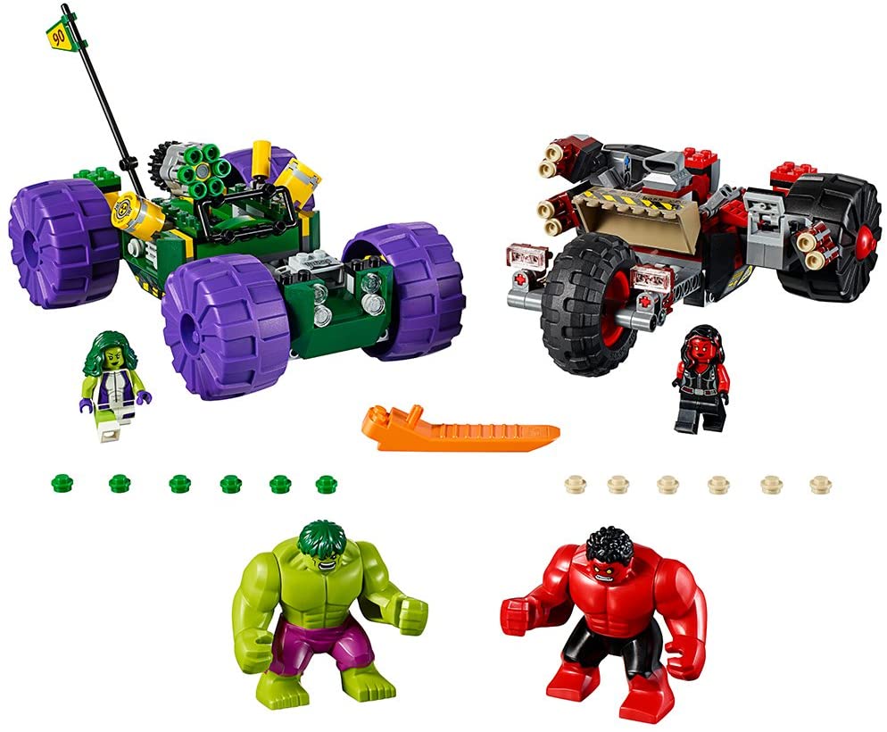 hulk red lego