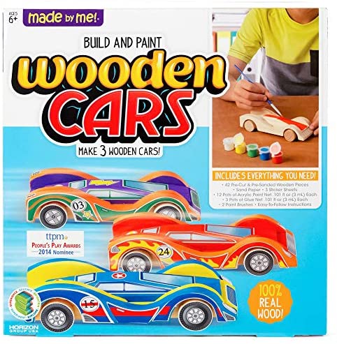 paint your own wooden car