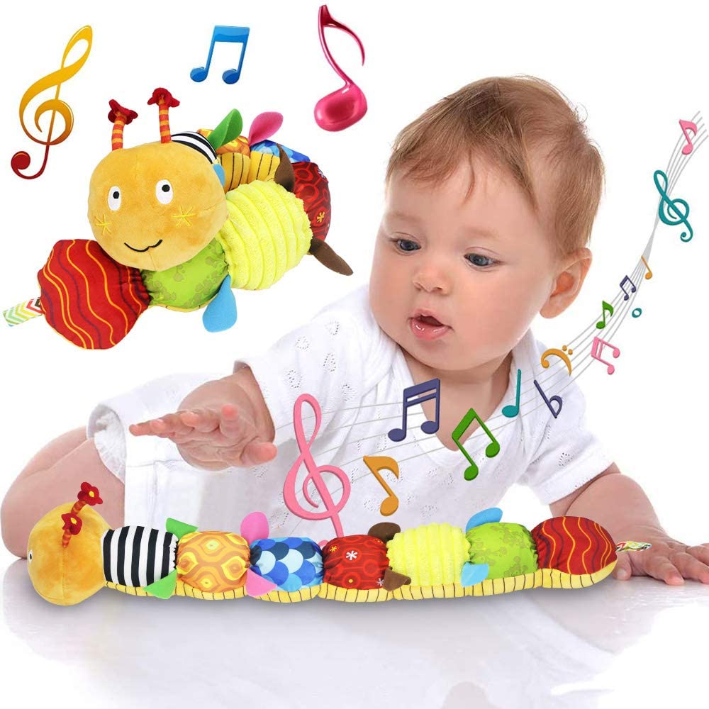 Musical stuffed toys for hot sale babies