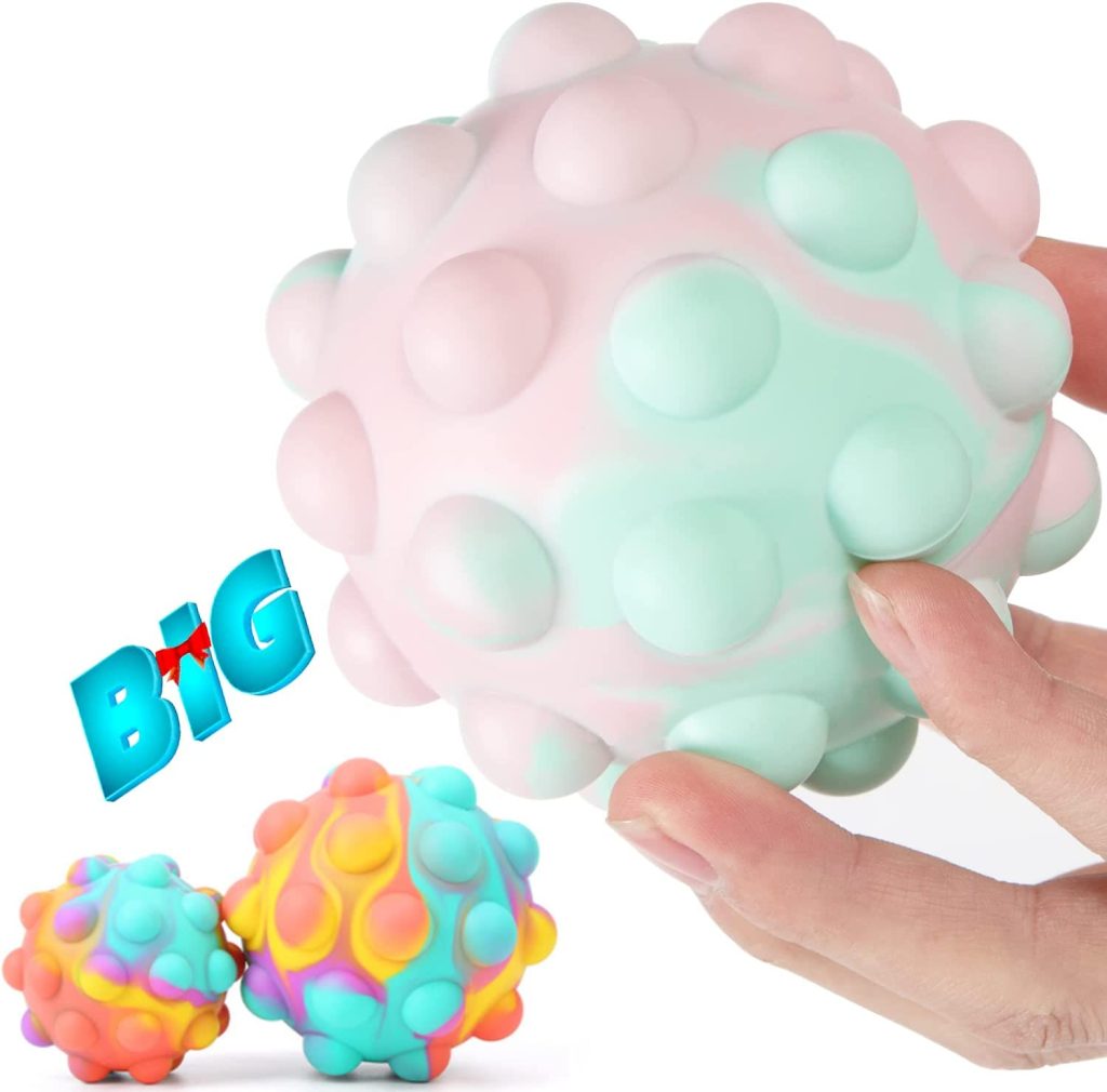 Big Pop Ball It Fidget Toy, Large Size Pop Stress Ball, Decompression ...