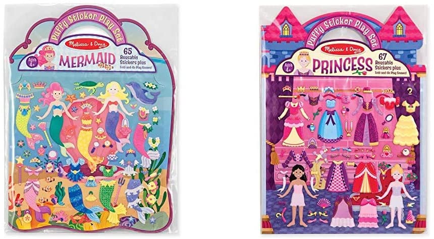 melissa and doug puffy stickers mermaid