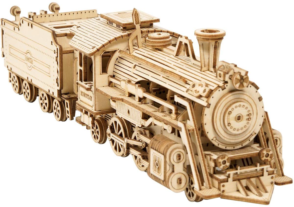 rokr wooden train