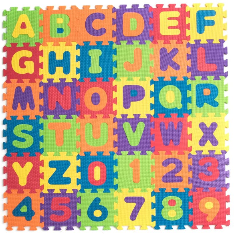 large alphabet play mat