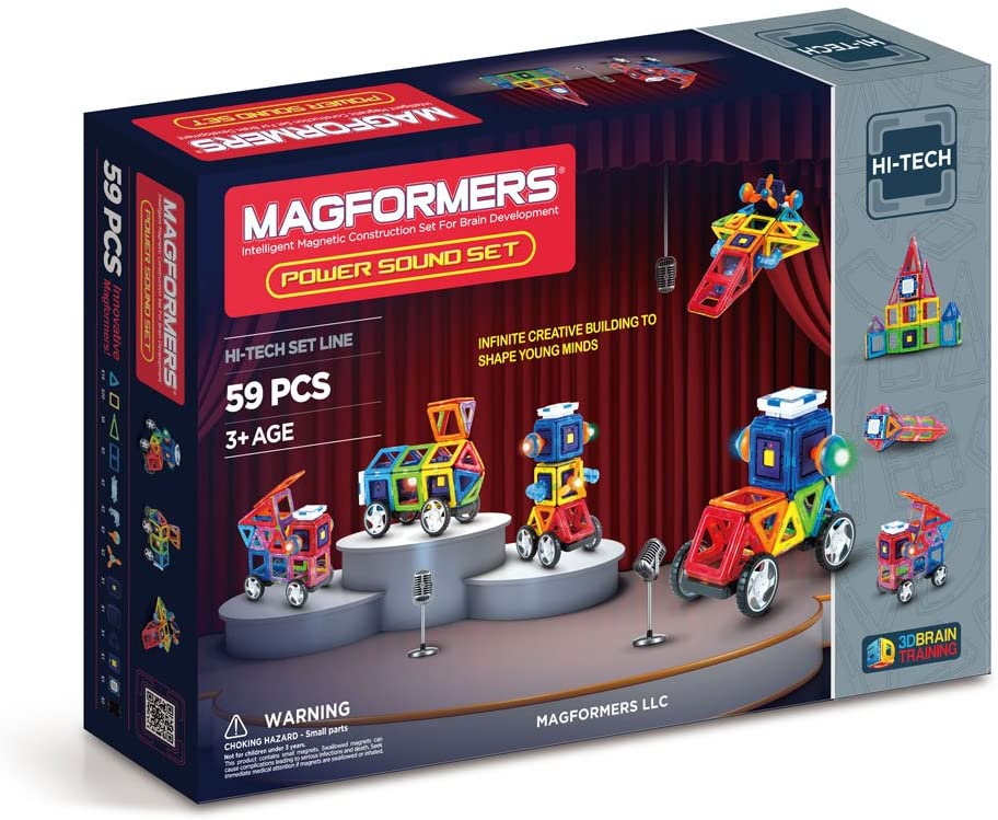 magformers vehicle power construction set