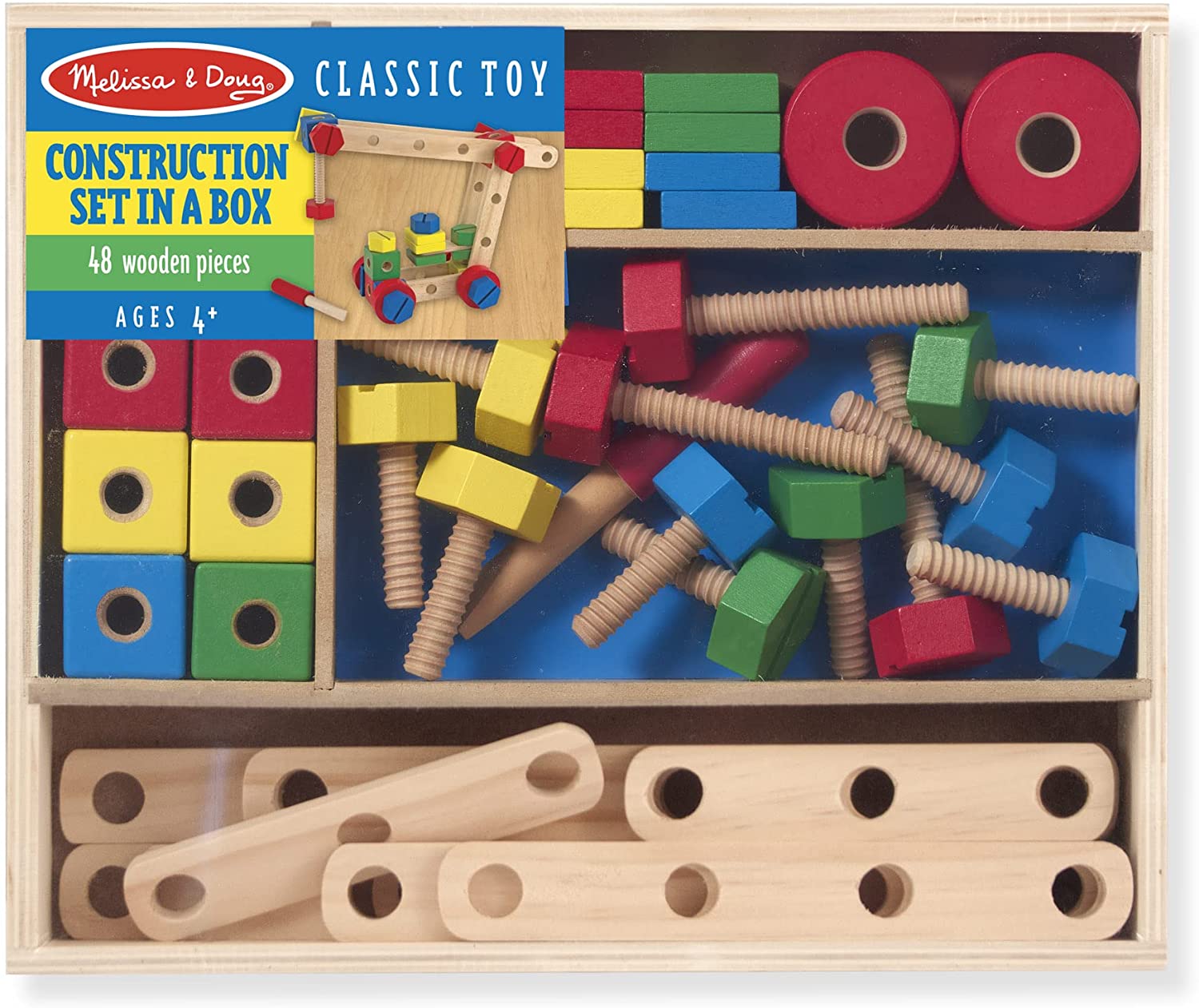 wooden construction set for adults