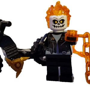 lego ghost rider minifigure