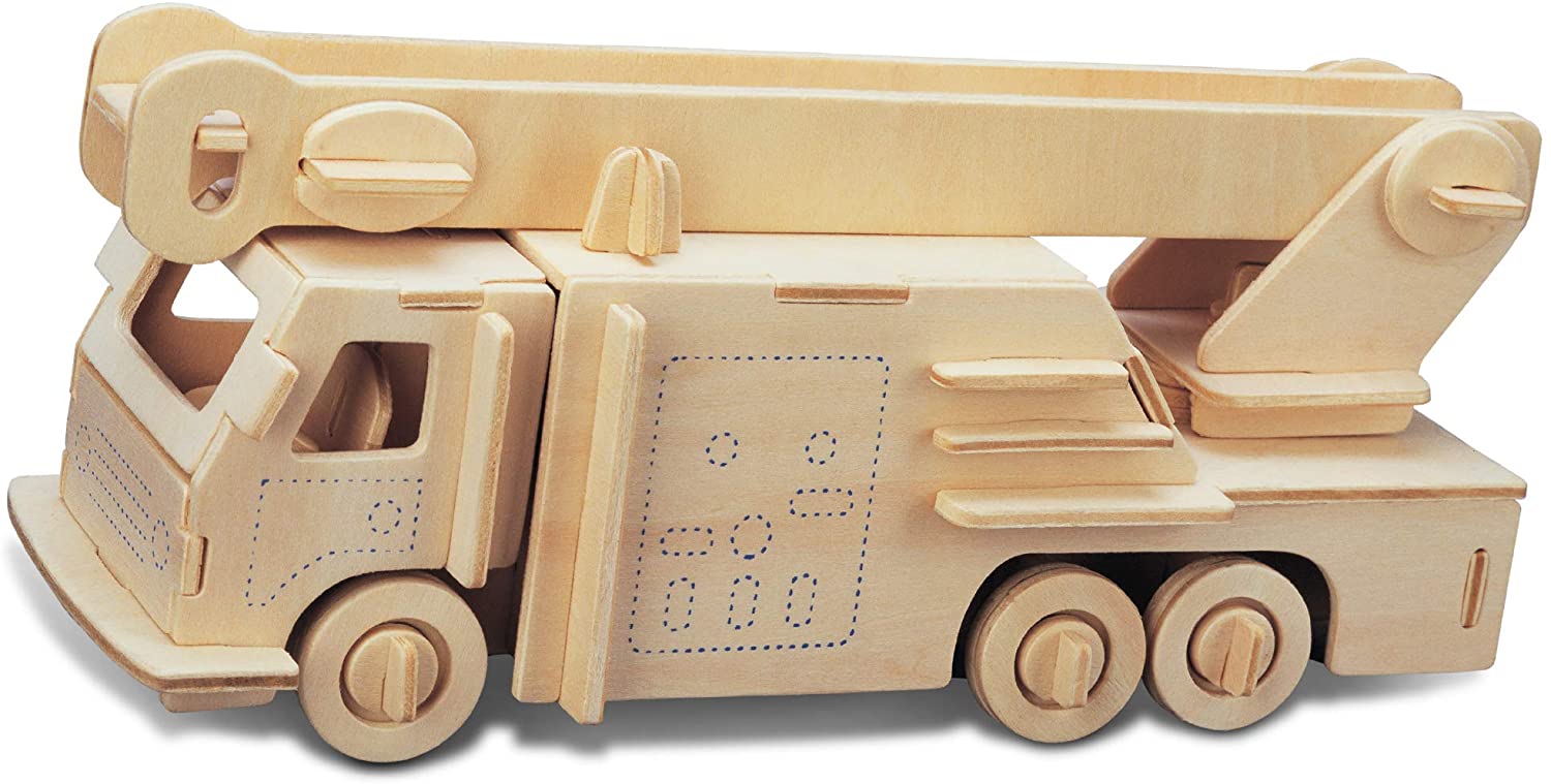 diy wooden fire truck