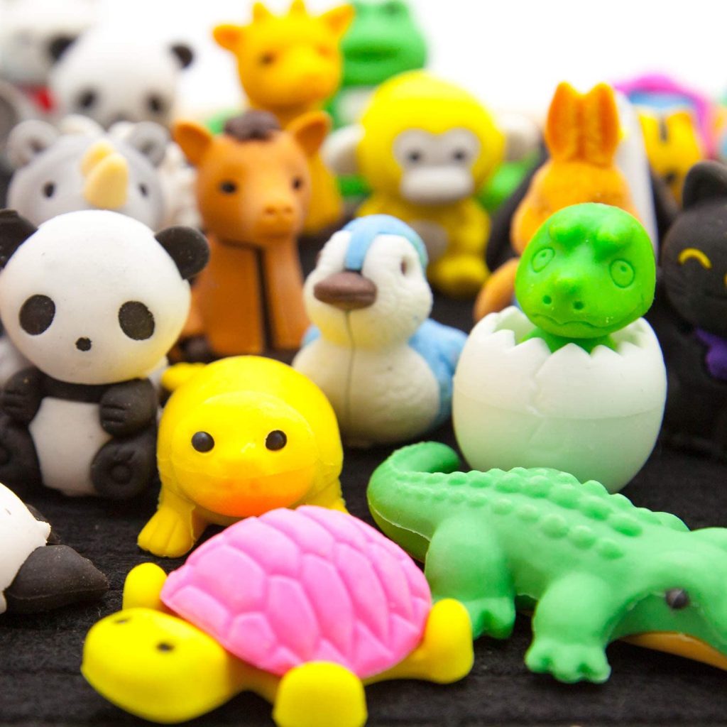 Greentime 32pcs Animal Erasers, Puzzle Toys Erasers Assembly Animals ...