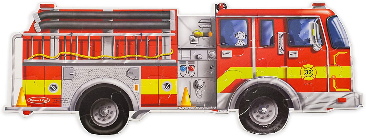 melissa doug fire truck