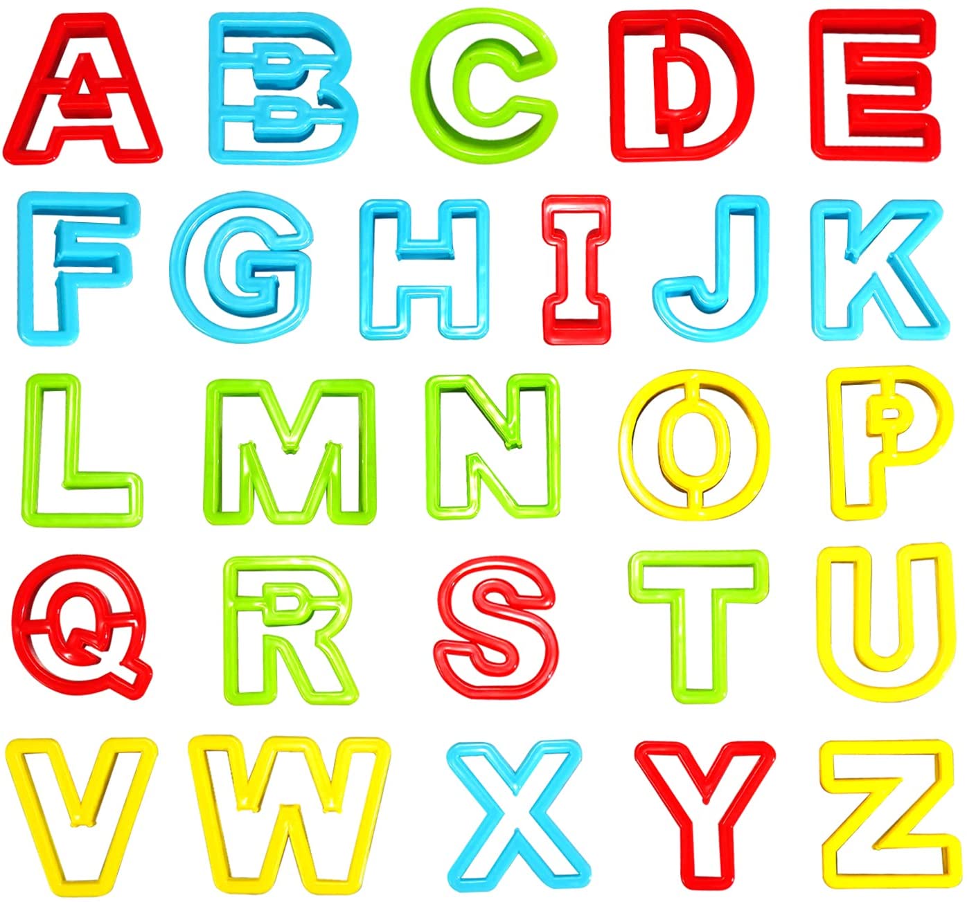 playdough alphabet cutters