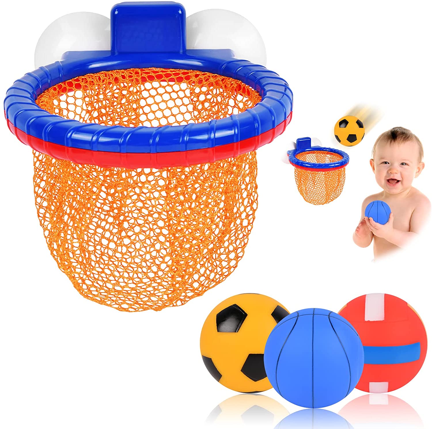 basketball bath toy