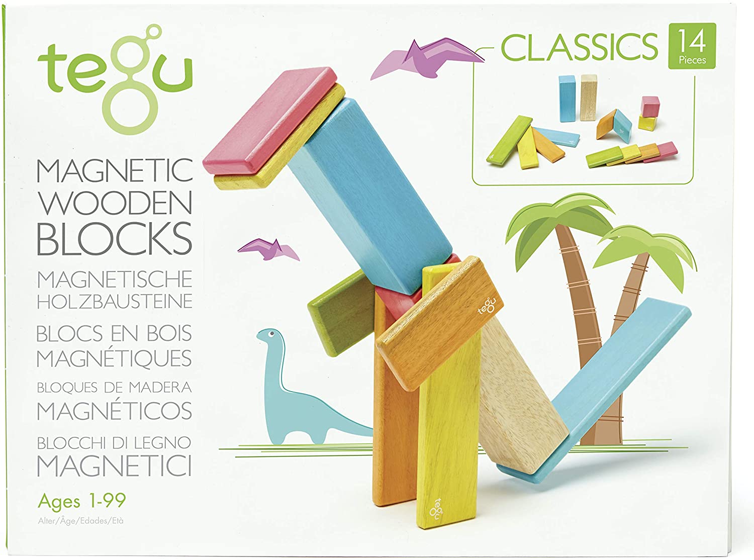 tegu blocks 14 piece set