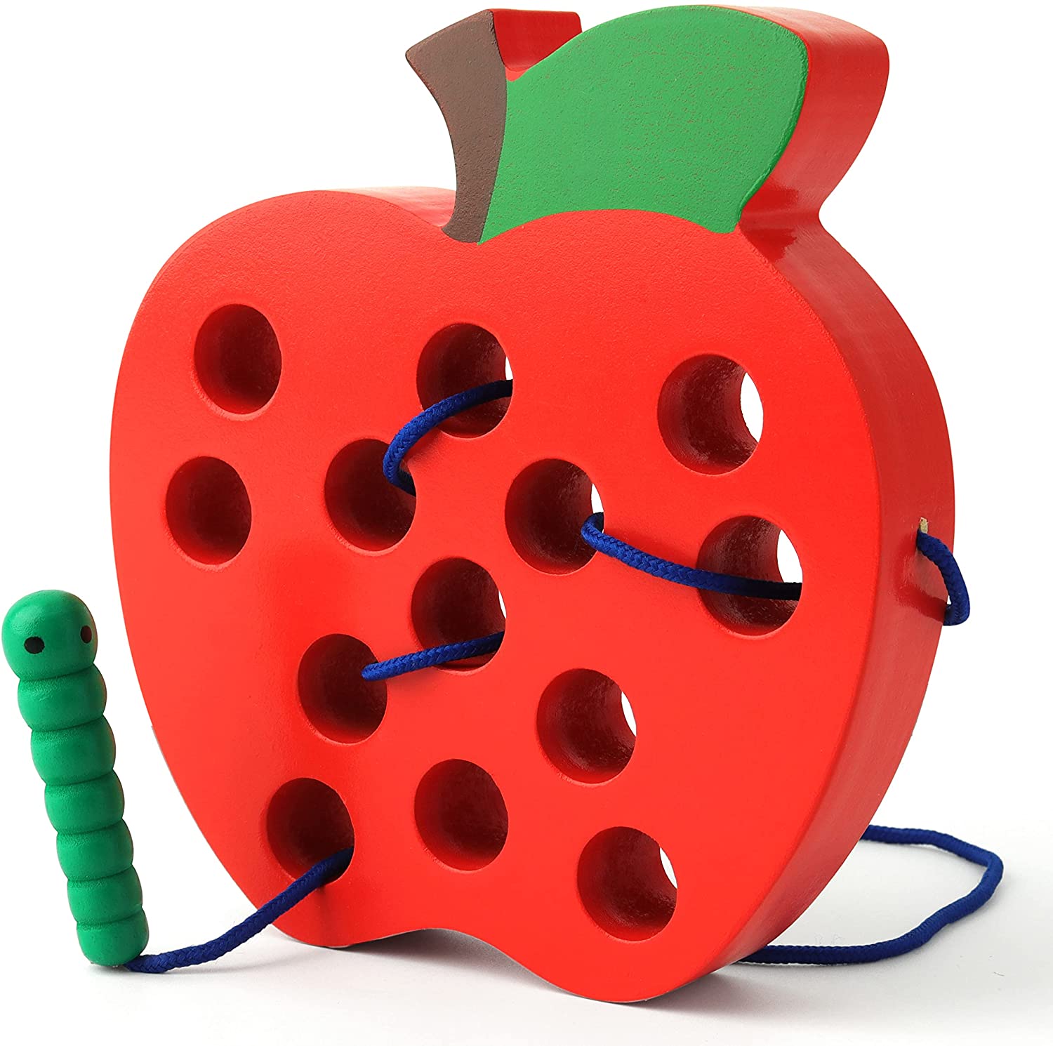 lacing apple toy