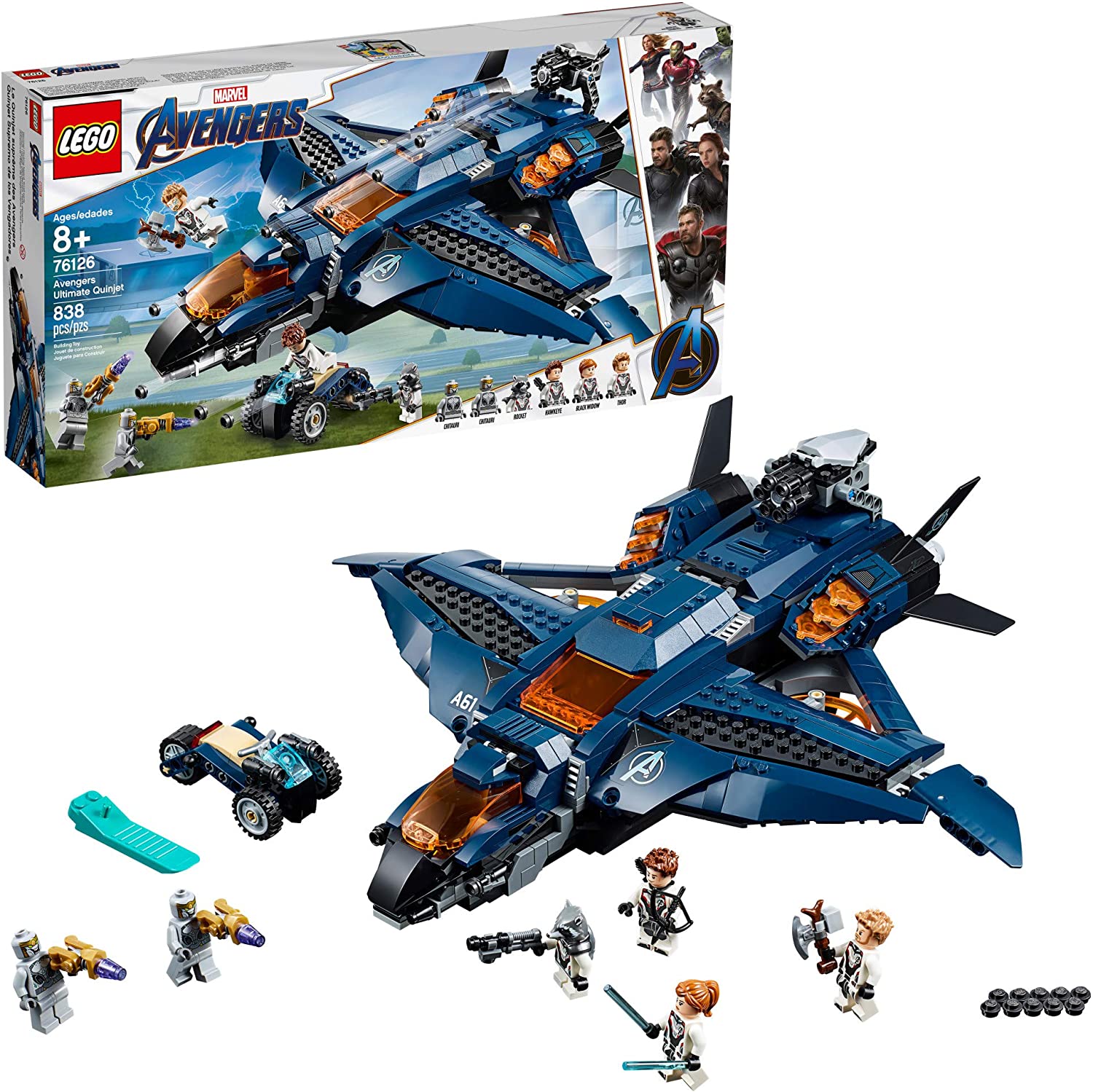 ultimate quinjet lego set