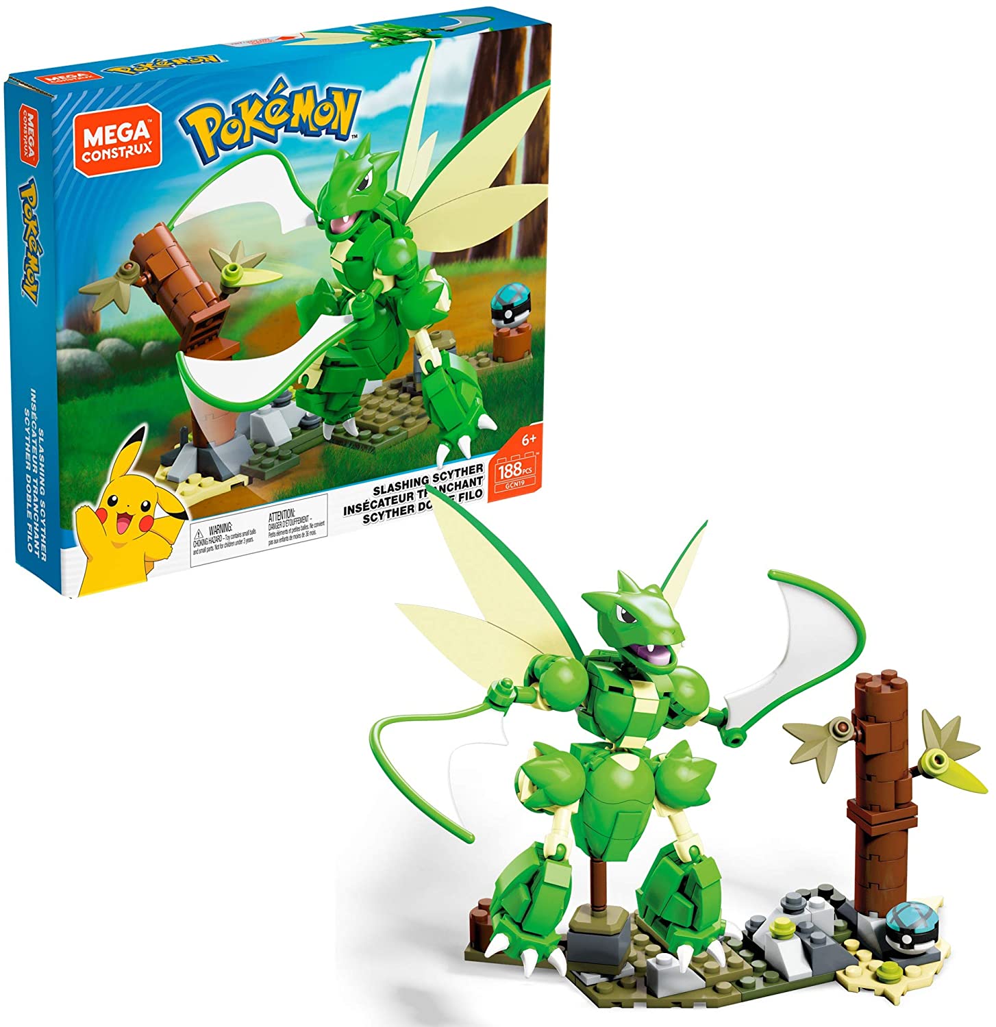 pokemon mega construx scyther