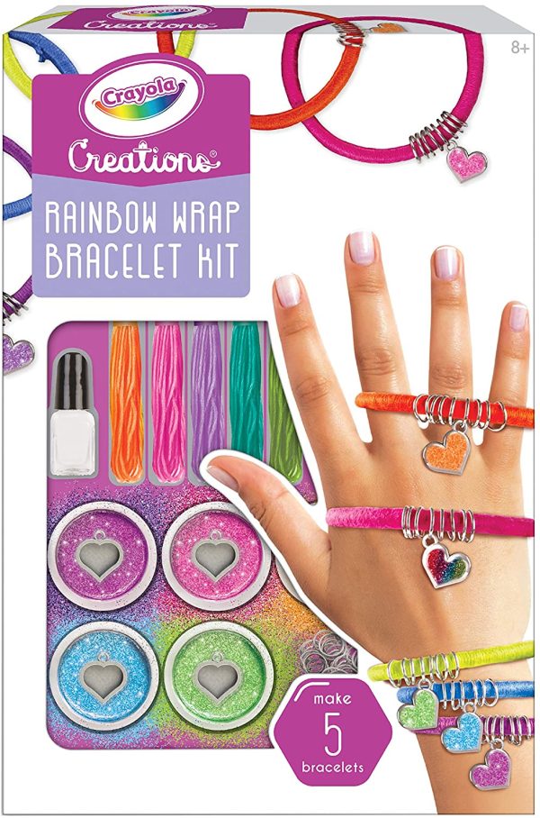 Fashion Angels Crayola Creations Rainbow Wrap Bracelet Kit ...