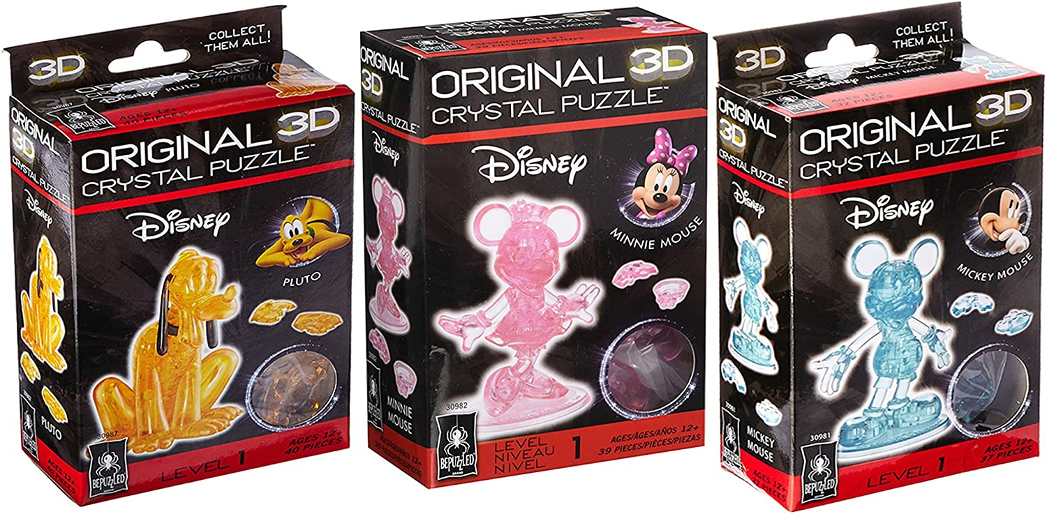 3d crystal puzzle mickey and minnie