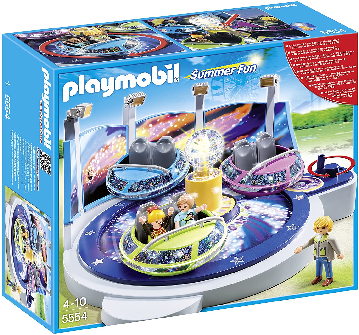 PLAYMOBIL Spinning Spaceship Ride with Lights - Homefurniturelife 