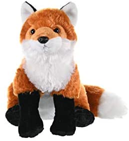 stuffed red fox plush animal