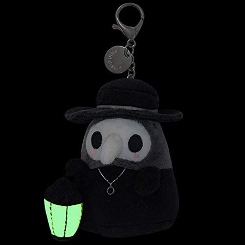 plague doctor plush keychain